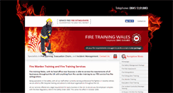 Desktop Screenshot of fire-training-wales.co.uk